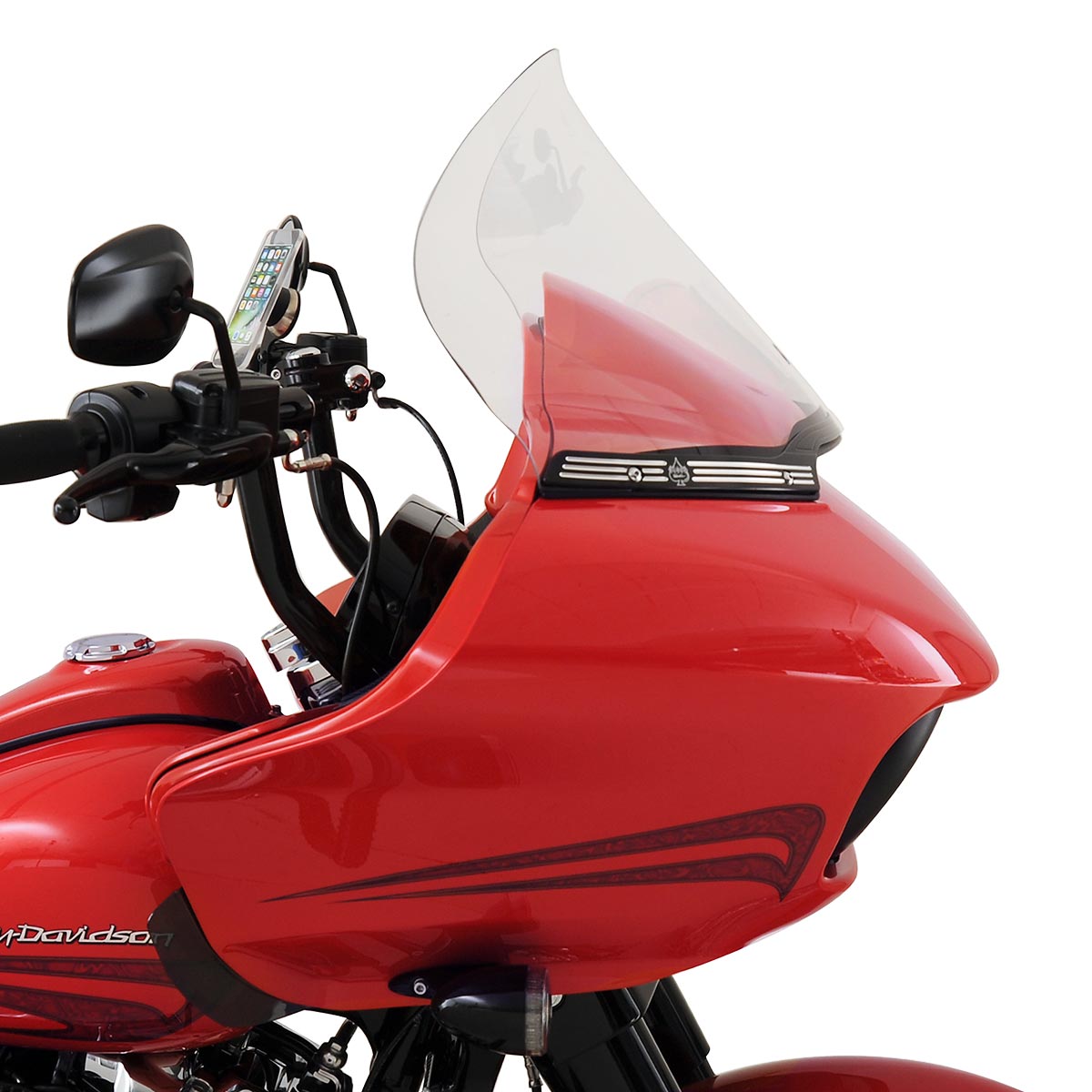 15" Pro-Touring Clear Flare™ Windshields for Harley-Davidson 2015-2024 Road Glide motorcycle models(15" Pro-Touring - Clear)