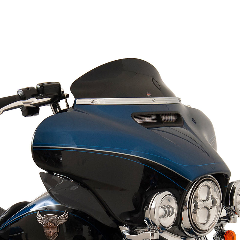5" Solid Black Motorcycle Windshield for 2014-2025 Harley-Davidson FLH Motorcycle Models(5" Solid Black)