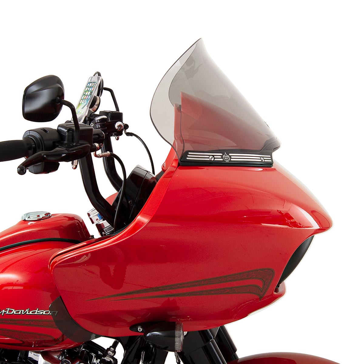 12" Pro-Touring Tint Flare™ Windshields for Harley-Davidson 2015-2023 Road Glide motorcycle models(12" Pro-Touring - Tint)