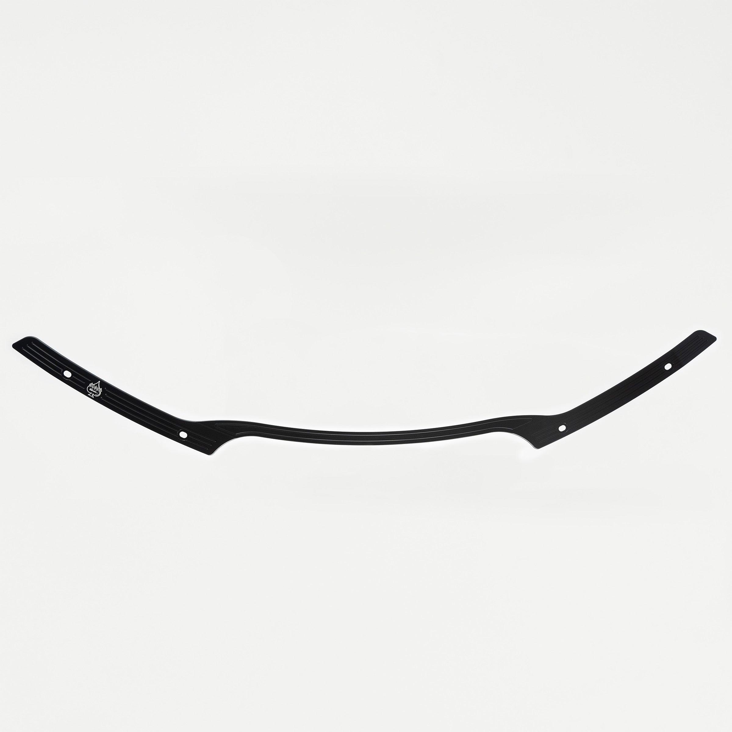 Black w/ Contrast Logo Windshield Trim for 2015-2024 Harley-Davidson Road Glide(Black w/ Contrast Logo)4