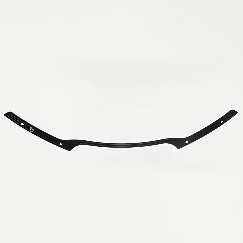 Black w/ Contrast Logo Windshield Trim for 2015-2025 Harley-Davidson Road Glide(Black w/ Contrast Logo)