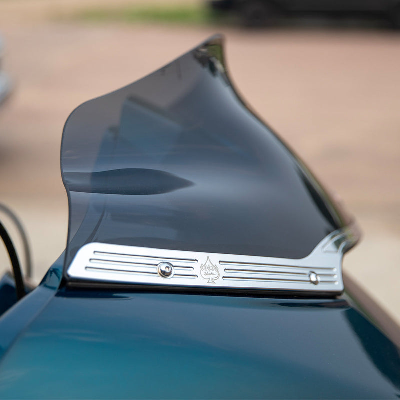 Chrome Windshield Trim for 2015-2025 Harley-Davidson Road Glide(Chrome)