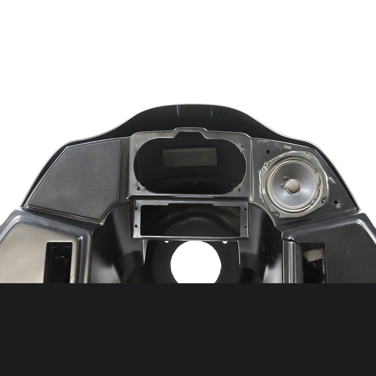8" Solid Black Windshield for Harley-Davidson motorcycles models with FXRP, FXRT, FXRD Style Fairings(8" Solid Black)