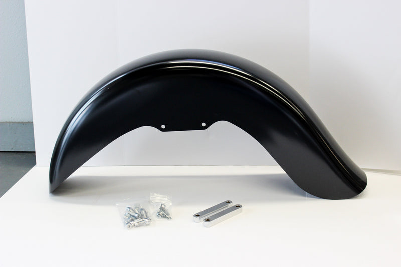 Pre-drilled for installation of stock Indian headdress light. Hardware included Klassic Front Fender Fit Kit for Indian® Motorcycles(Pre-drilled for installation of stock Indian headdress light. Hardware included!)