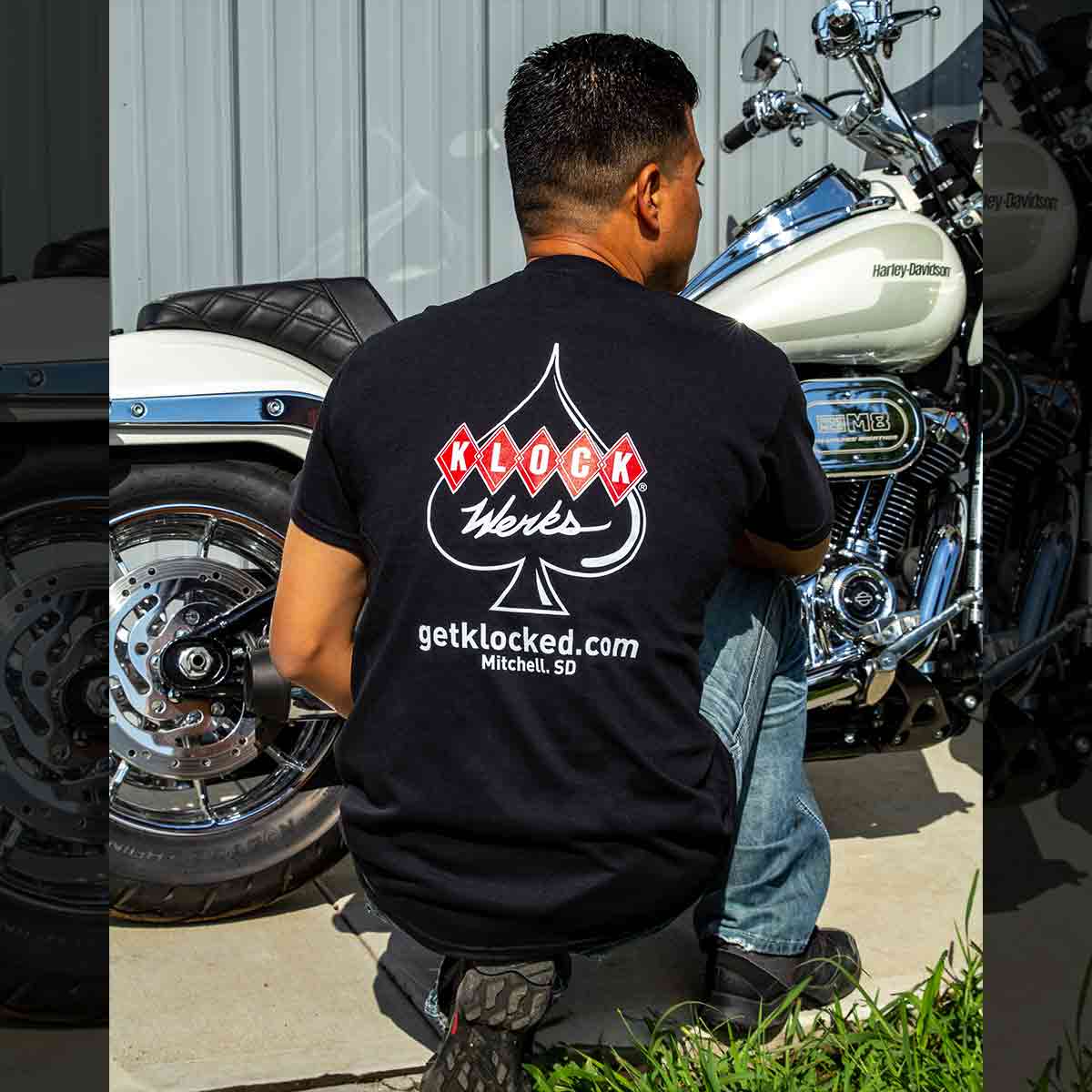 Klassic Logo Tee Model is wearing a Large Klassic Logo Tee(Model is wearing a Large Klassic Logo Tee)