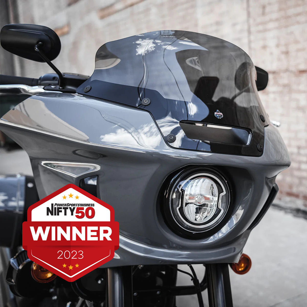 6" Dark Smoke Windshield for Harley-Davidson Low Rider ST motorcycle models(6" Dark Smoke)