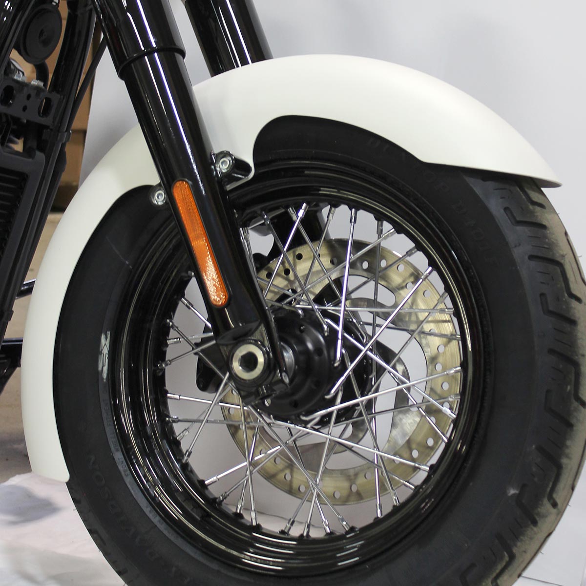 Slicer Tire Hugger Front Fender Fit Kit For Harley-Davidson 2018-2024 FL Softail Motorcycles(Slicer)