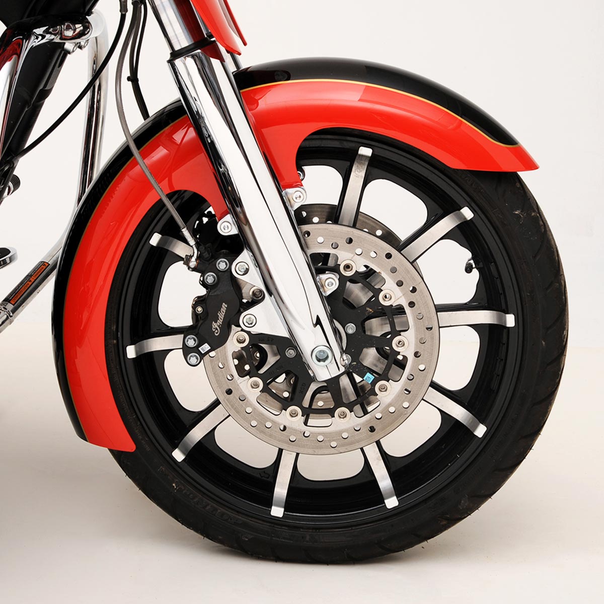 Slicer Tire Hugger Front Fender Fit Kit For 2014-2024 Indian® Motorcycles(Slicer)