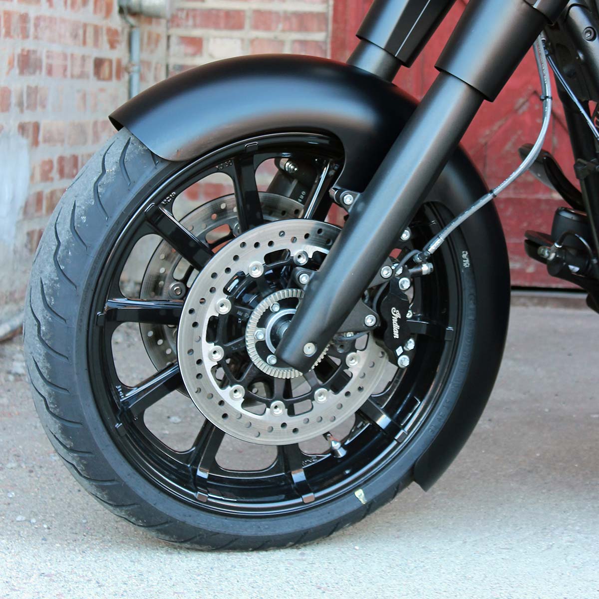 Wrapper Tire Hugger Front Fender Fit Kit For 2014-2024 Indian® Motorcycles(Wrapper)