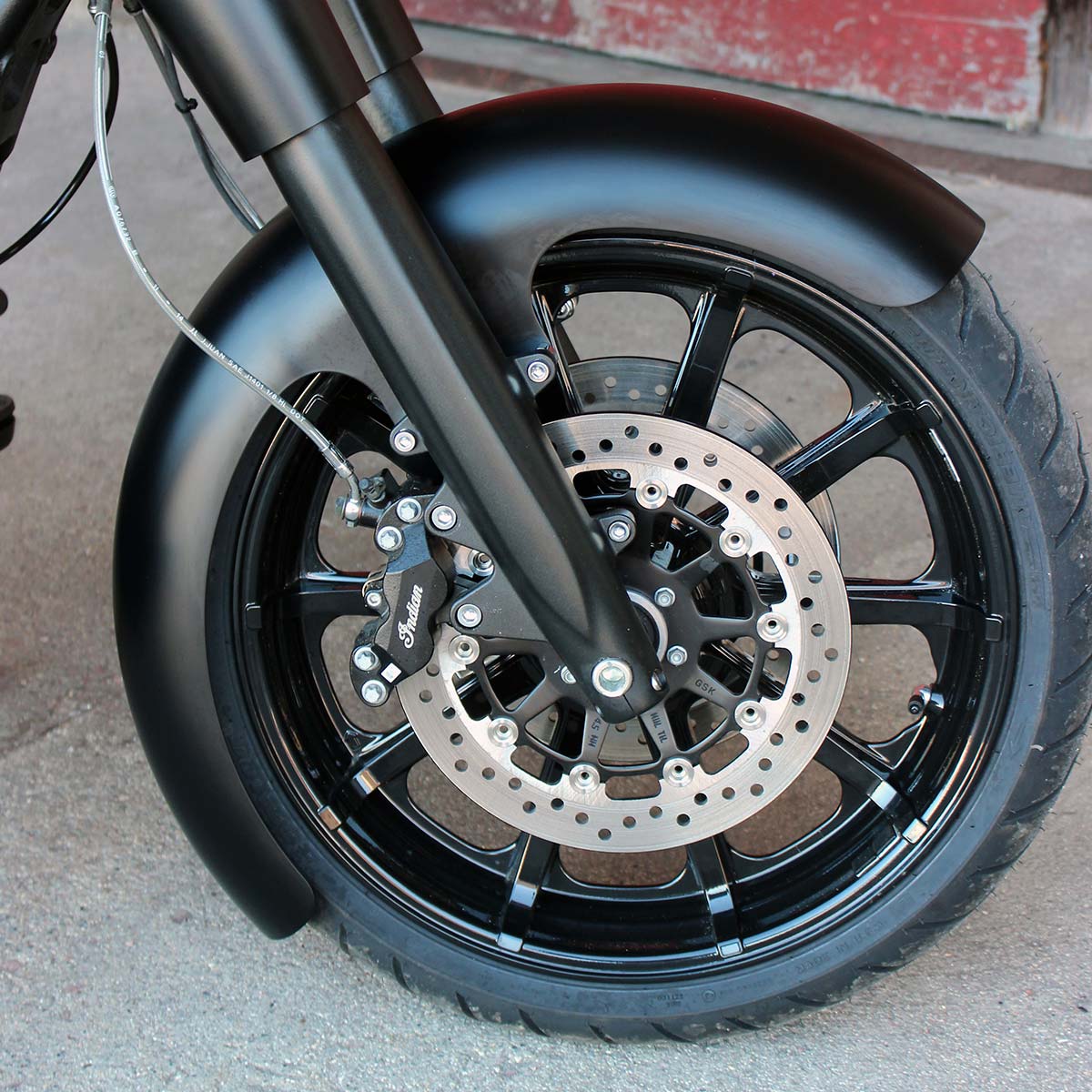 Wrapper Tire Hugger Front Fender Fit Kit For 2014-2024 Indian® Motorcycles(Wrapper)