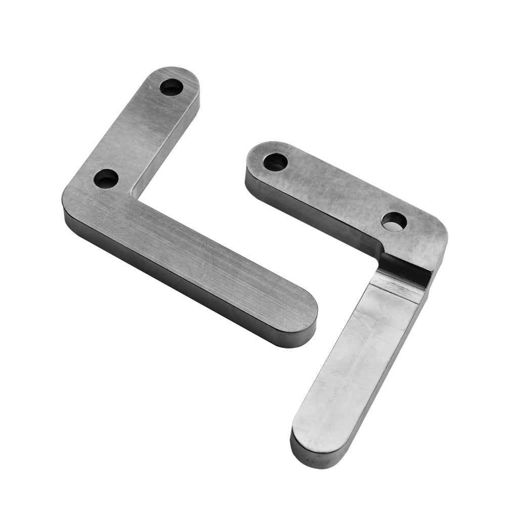 Raw Breakout Fender Blocks for motorcycles(Satin (Raw))