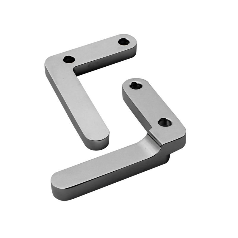 Chrome Breakout Fender Blocks for motorcycles(Chrome)