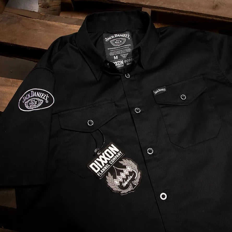 Jack Daniel's x Klock Werks Limited Edition Dixxon Mechanics Shirt Klock Werks branded neck tag(Klock Werks branded neck tag)