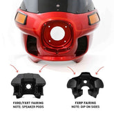 Visual guide to help identify FXRP, FXRT, FXRD Style Fairings to choose a Flare™ Windshield for Harley-Davidson motorcycle models (Quick guide to help identify which fairing style you have.)