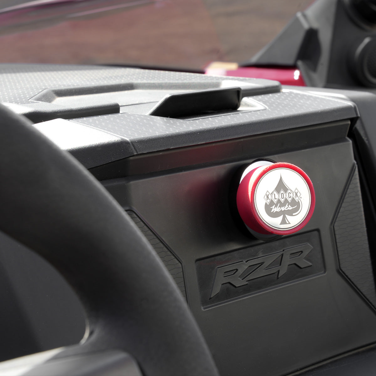 Universal Magnetic Phone Mount mounted on UTV (mounted on UTV)