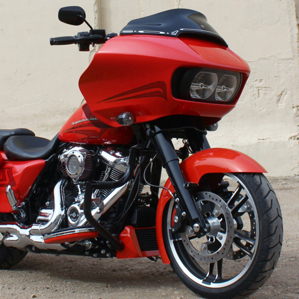 Level Tire Hugger Front Fender Fit Kit for Harley-Davidson 2014-2024 Touring Motorcycle Models(Level)