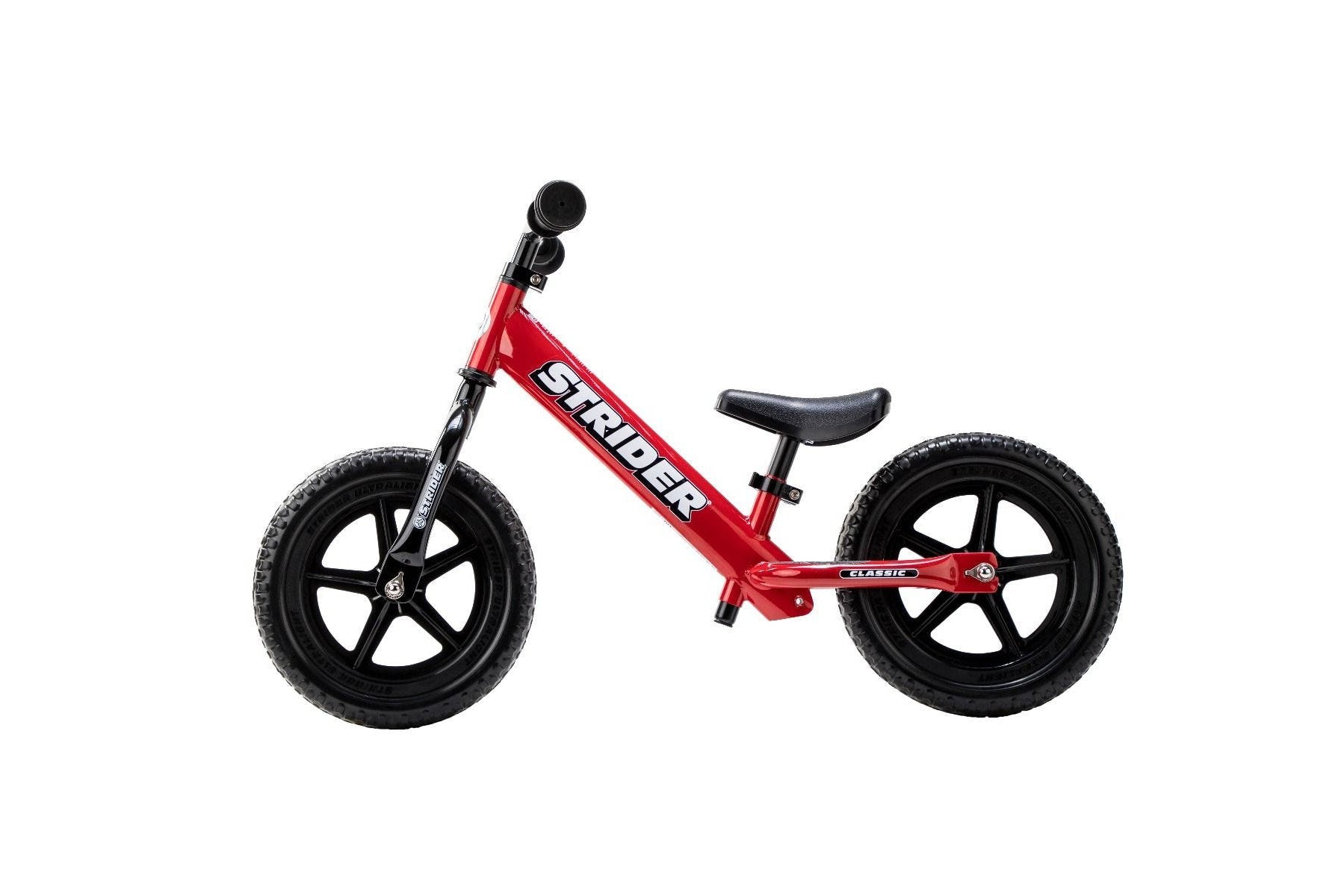 Red 12" Classic Strider Balance Bike (12" Classic - Red)