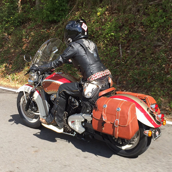 Scout Klassic Taillight Kit for Indian® Scout Motorcycles riding shot