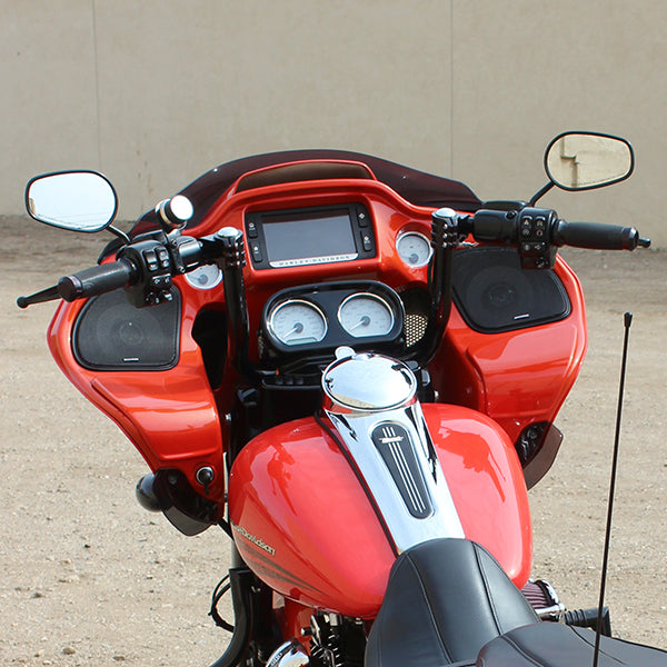 10" Black / Black KlipHanger Bars for Harley-Davidson 2015-2024 Road Glide Motorcycles(10" Black / Black)