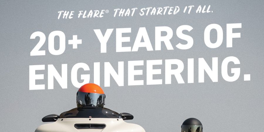 Flare® Windshield Guide: The Real Fix for Motorcycle Buffeting and Wind Blast