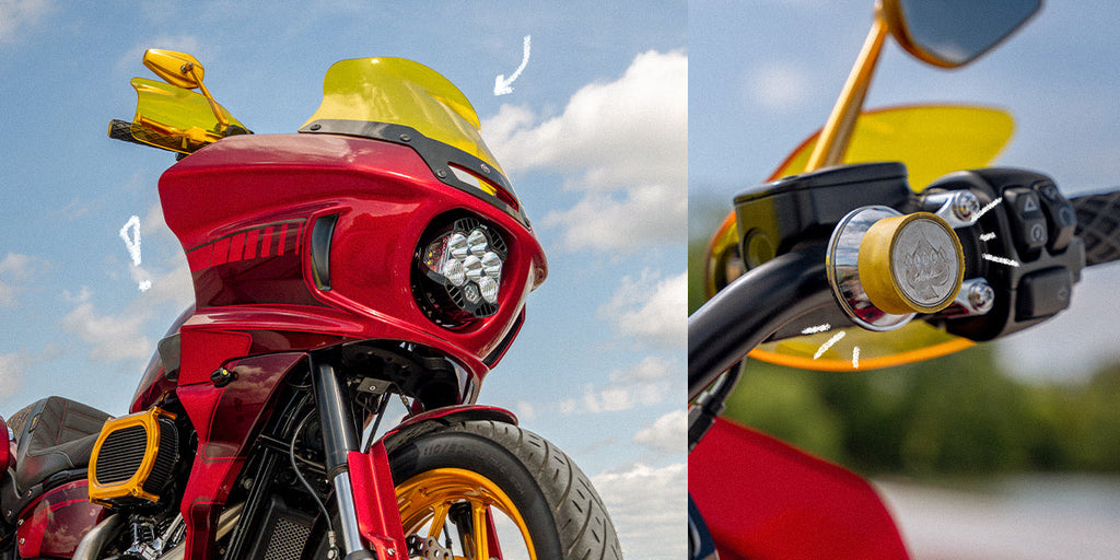 Low Rider St Radiator Cover Best Motorcycle Parts and Accessories for Low Rider ST