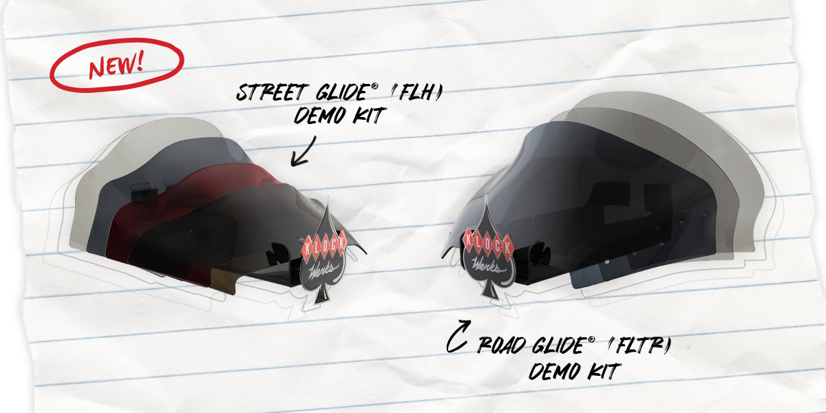 Klock Werks Releases Demo Kits for 2023.5+ Road Glide & Street Glide Flare® Windshields