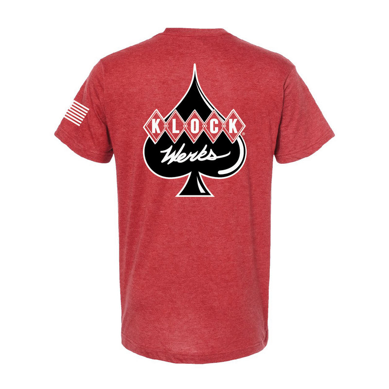 Star Spangled Spade Unisex T-Shirt (Back)