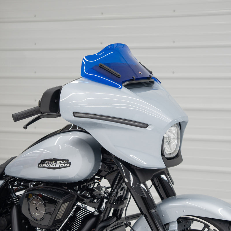 Kolor Windshield for Harley-Davidson 2023.5-2026 FLH (8" Blue)