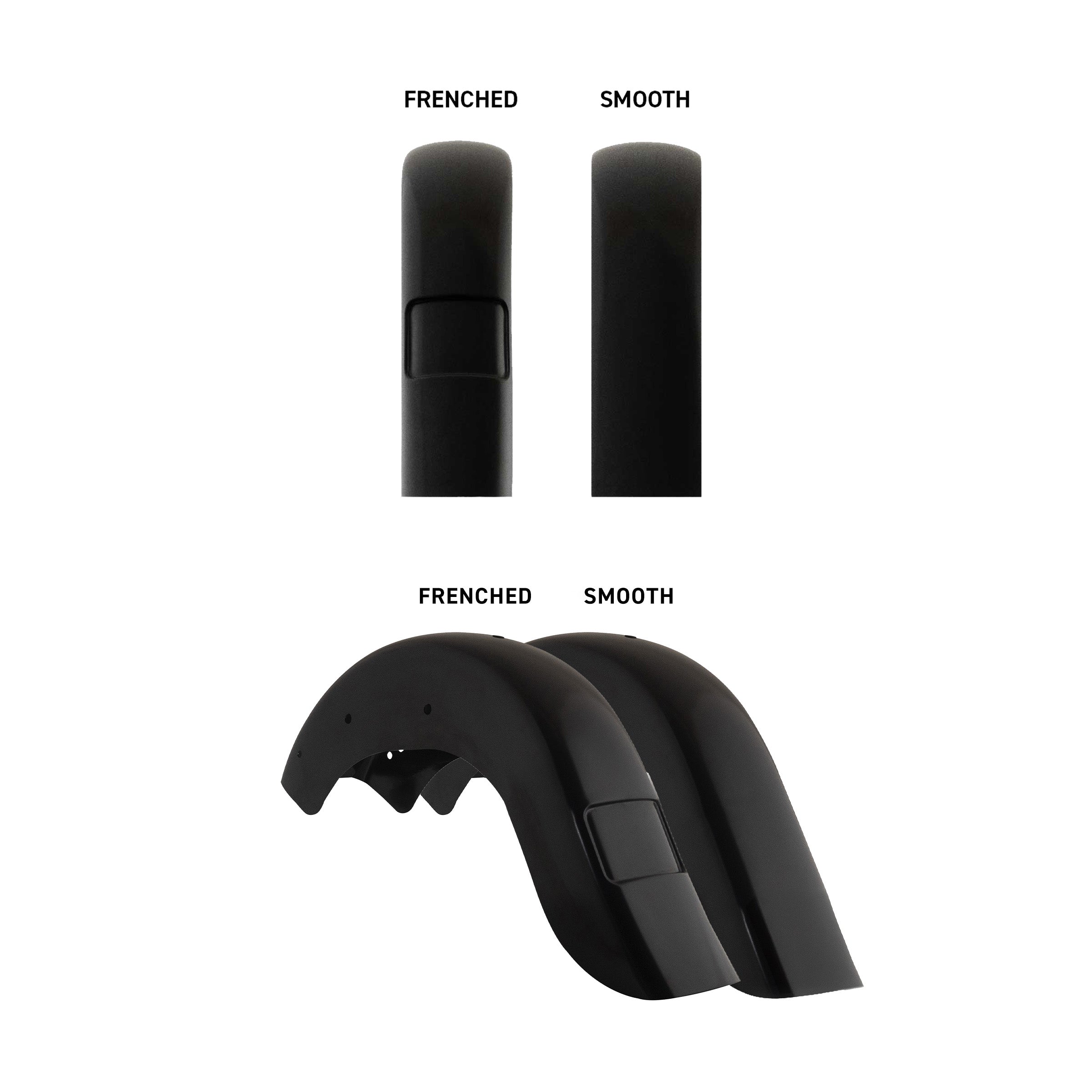 Benchmark Rear Fender Fit Kit for Harley-Davidson 2018-2024 Softail Slim(Extended Rear Fender Options)