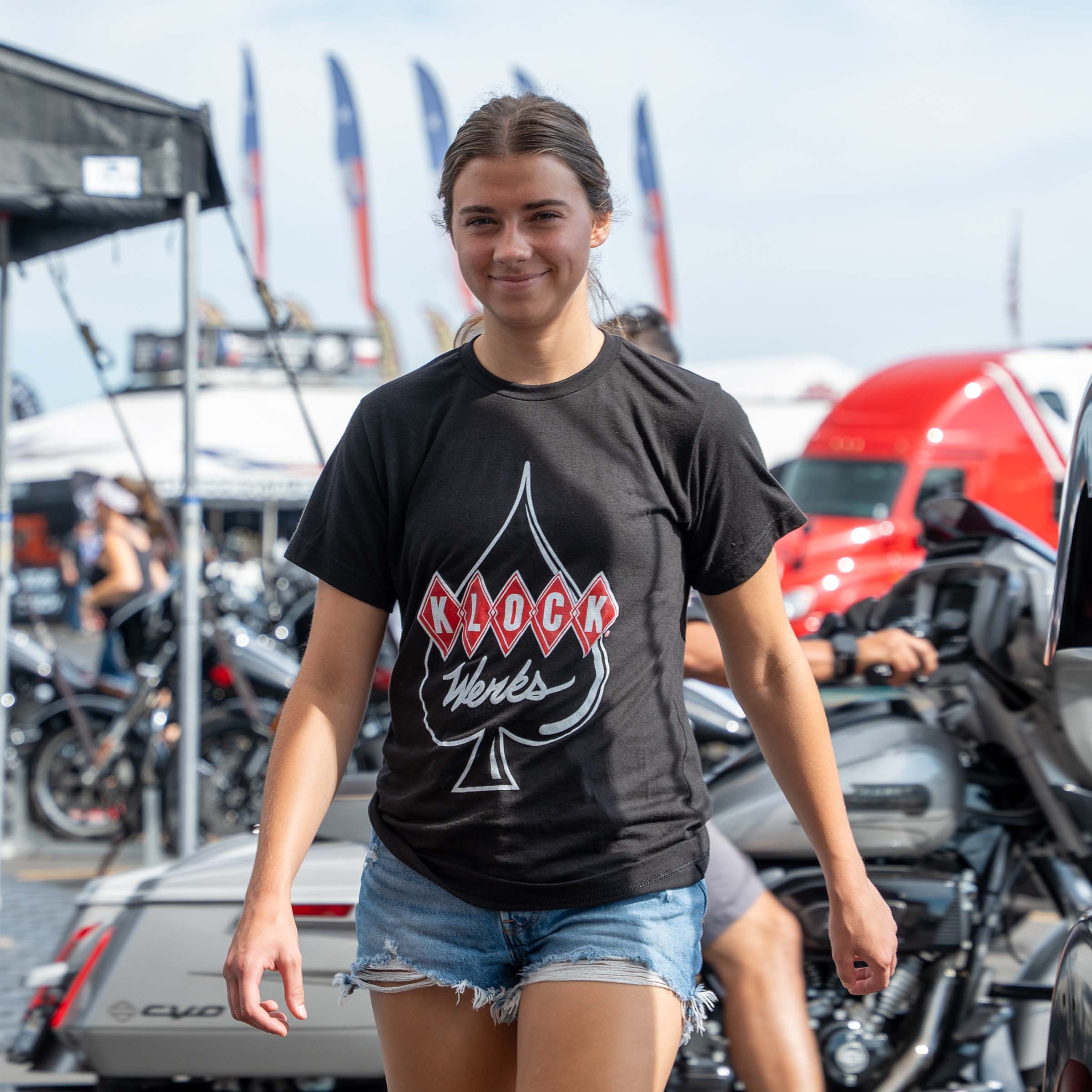 Black Klock Werks Logo T-Shirt (Klassic Logo / Black Shirt)