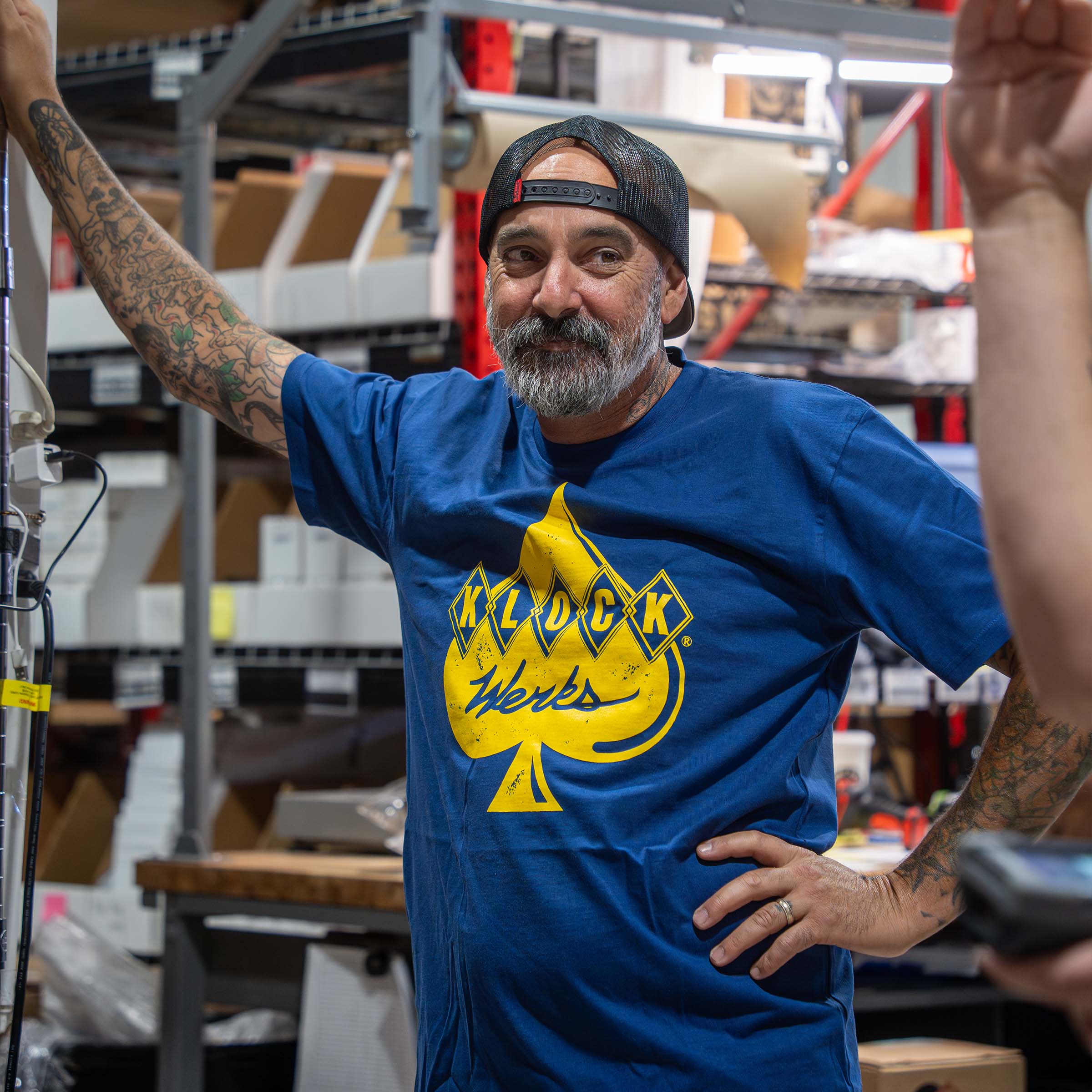 Yellow Spade Legacy Logo on Royal Blue T-Shirt (Yellow Logo / Royal Blue Shirt)