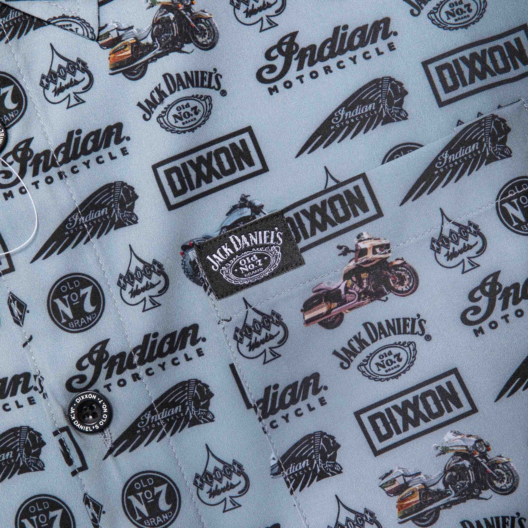 Limited Edition Jack Daniel's x Indian Motorcycle x Klock Werks - Dixxon Party Shirt