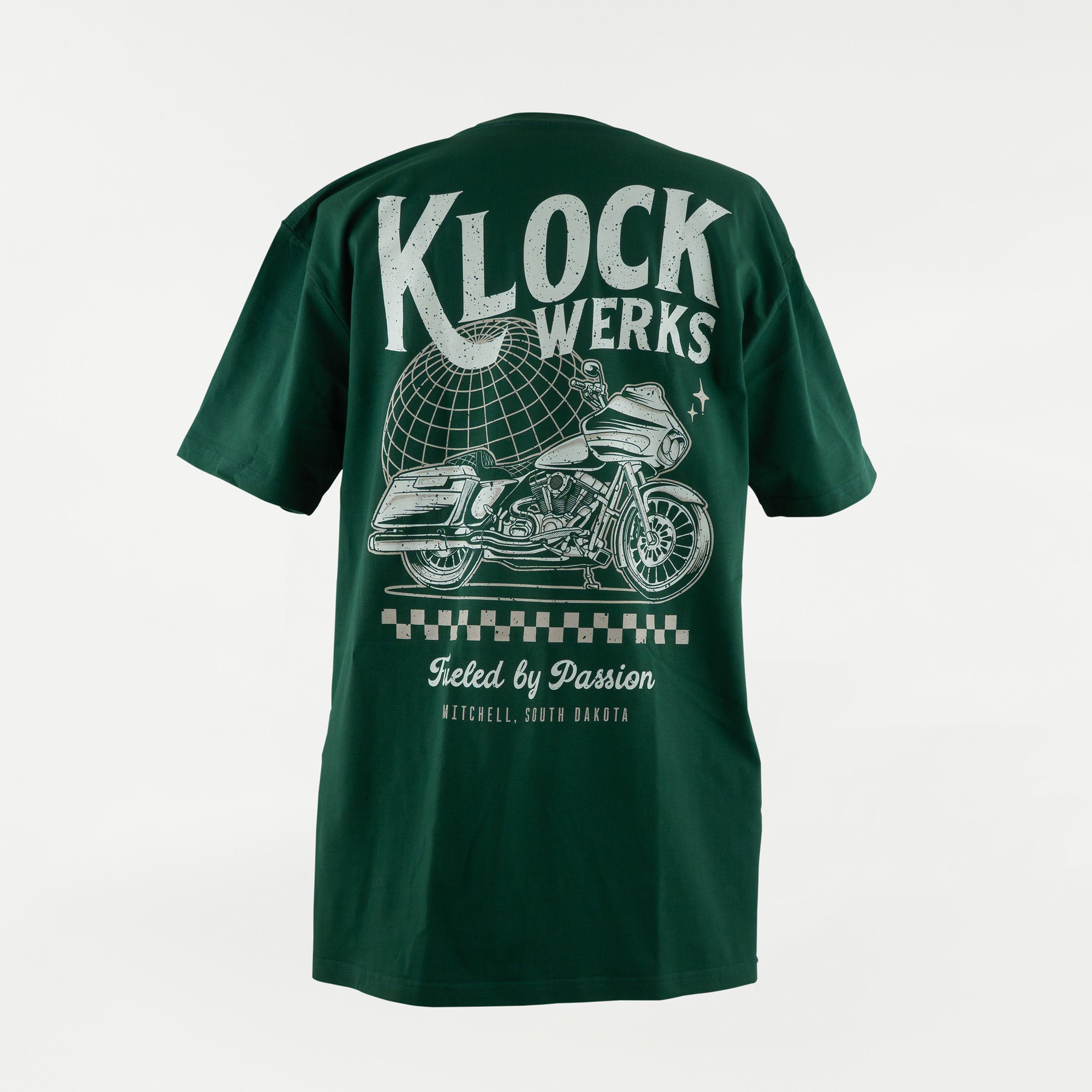 Worldwide Passion T-Shirt Emerald Green (Back - Emerald Green)