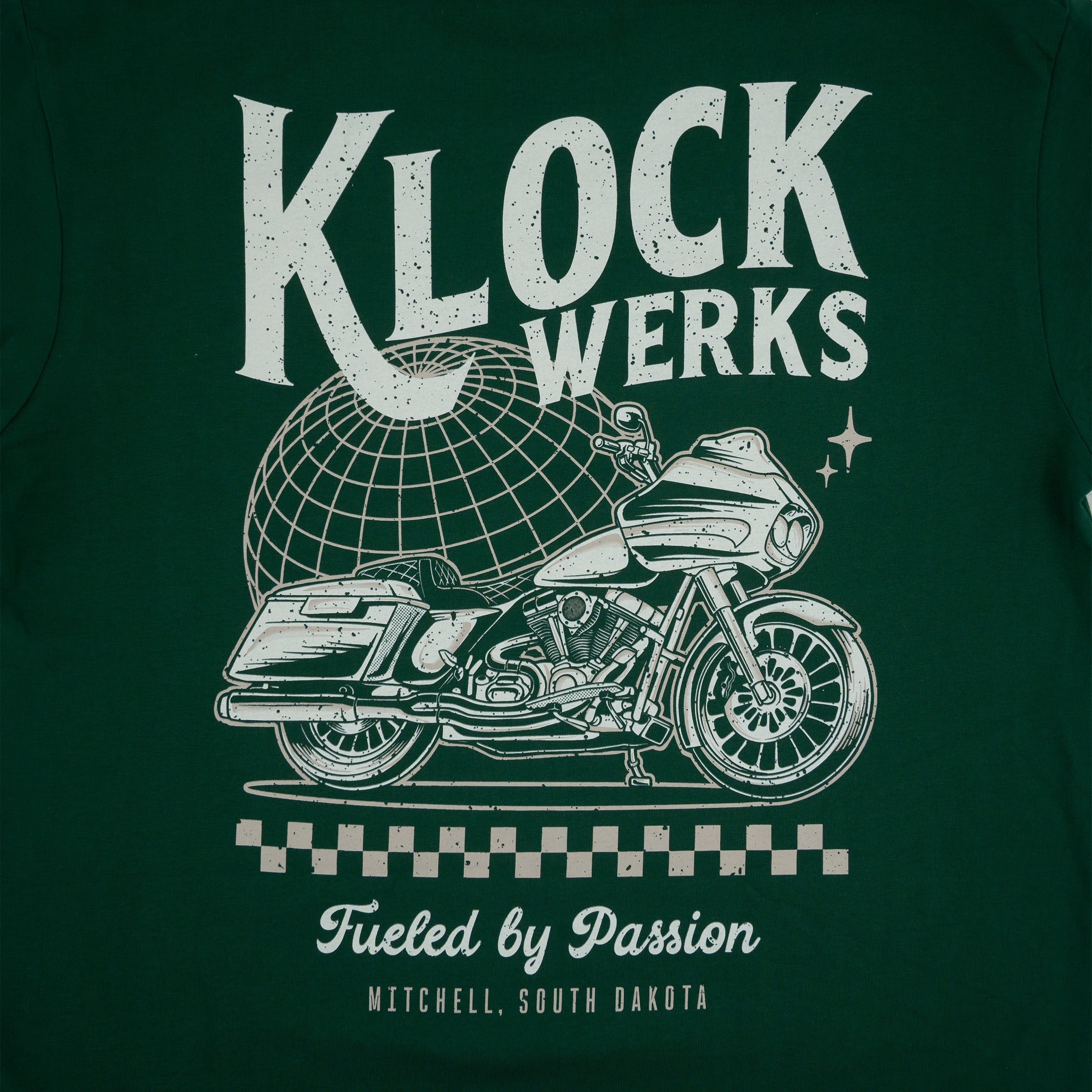 Worldwide Passion T-Shirt Emerald Green (Back Design - Emerald Green)