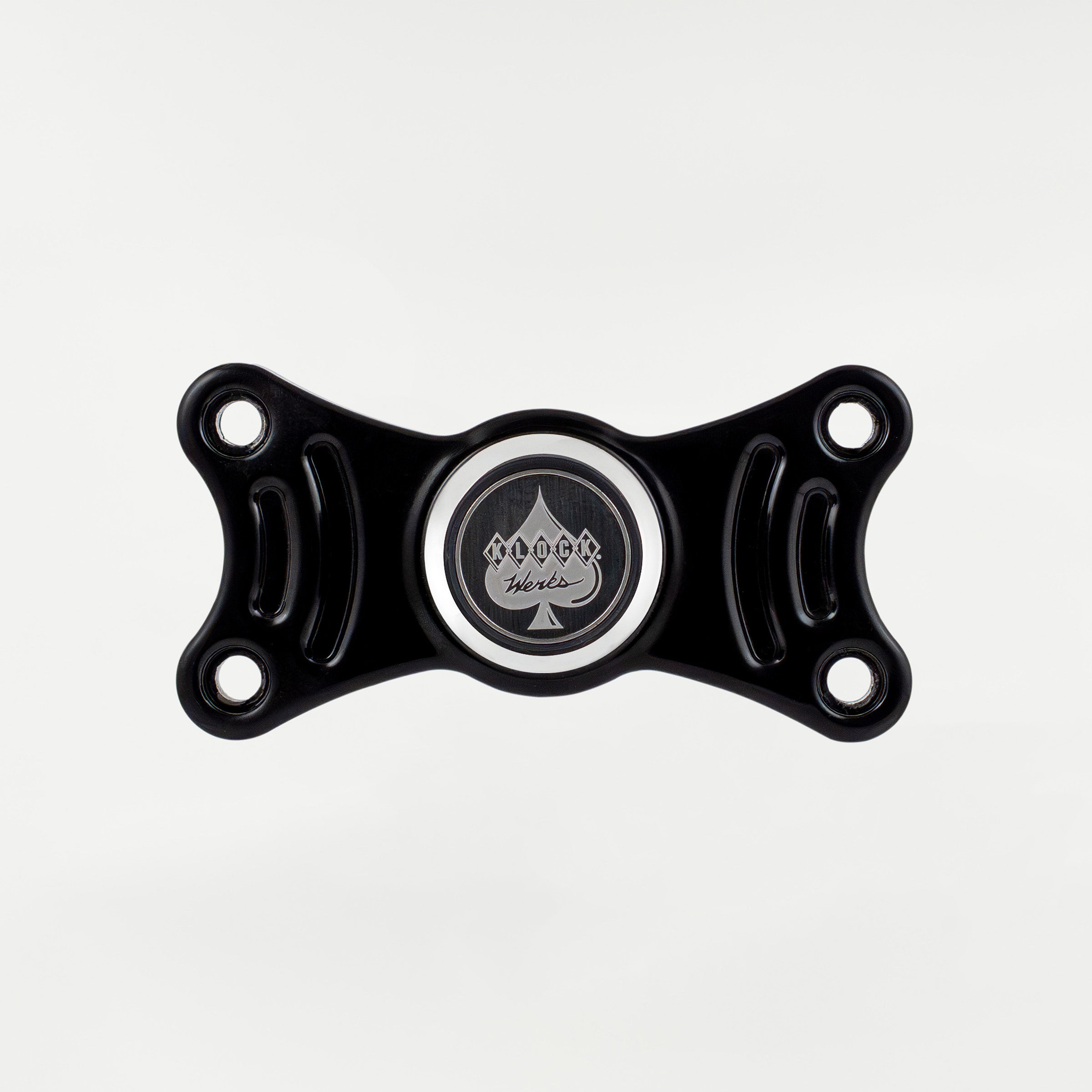 Black Center Riser Magnetic Phone Mount for Harley Davidson Motorcycles(Black Mount) 