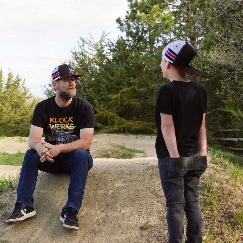 Klock Werks Fist Bump Stripe Trucker Hat for Men