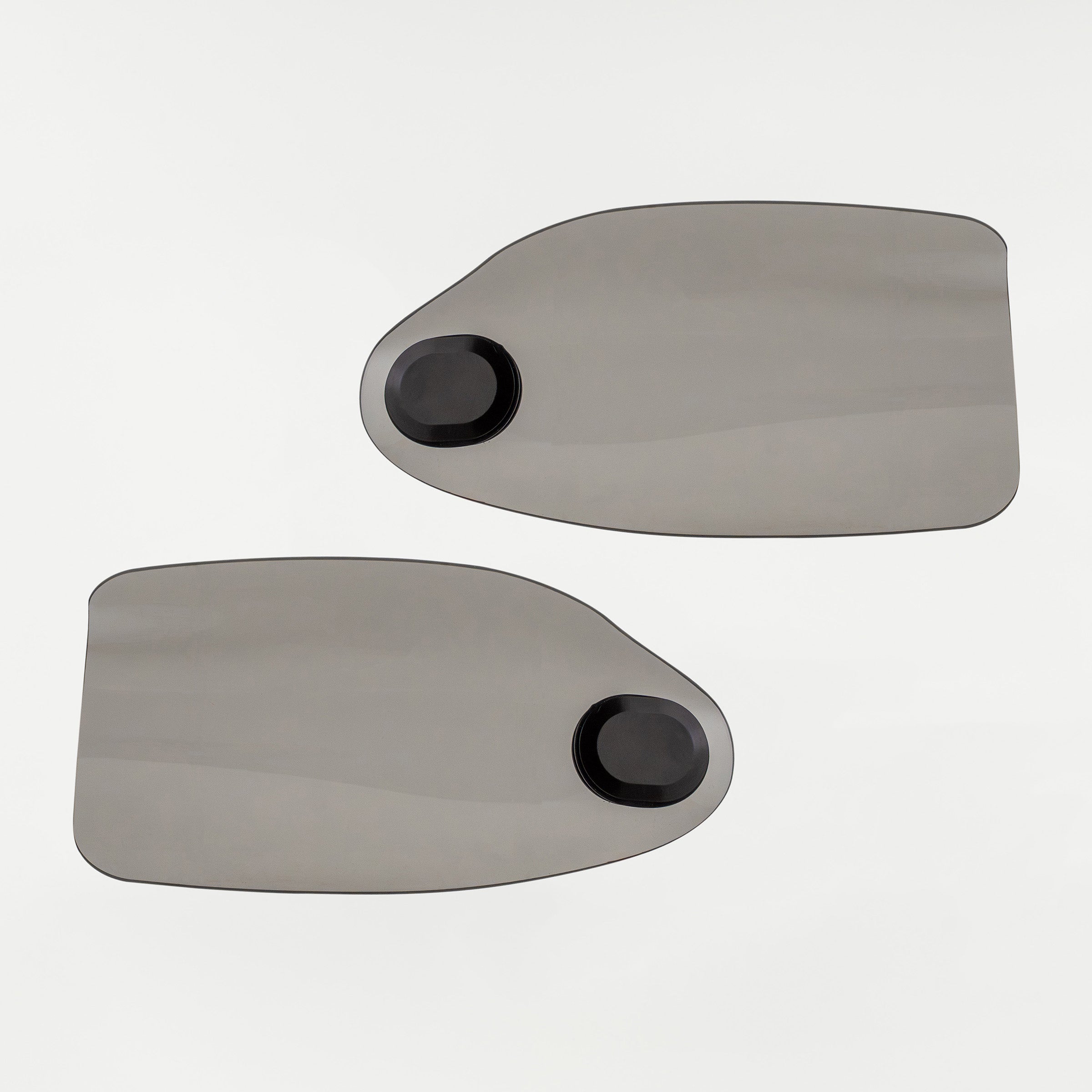 Tint Flare Hand Guards for Harley-Davidson Motorcycle(Tint (Polycarbonate) - Front View)