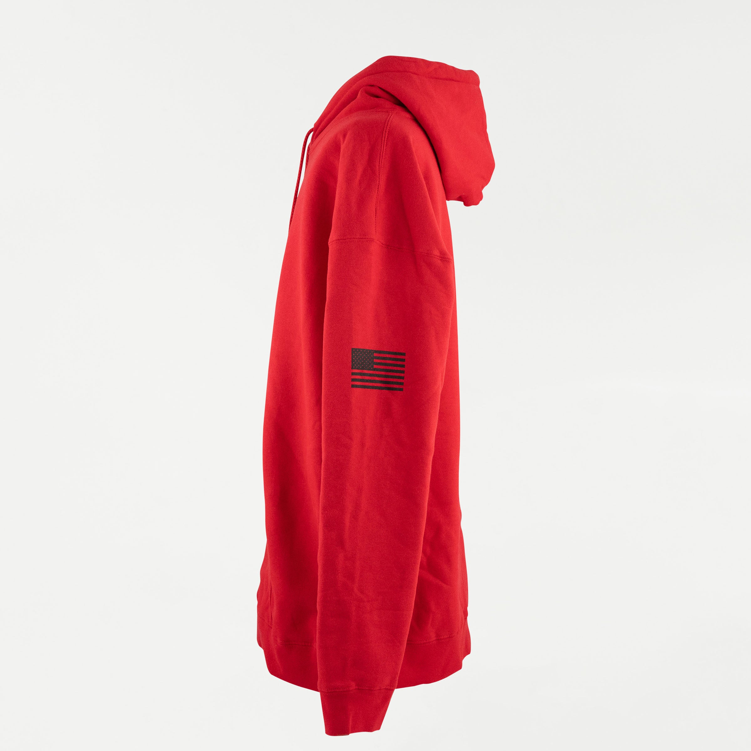 Klock Werks Red Spade Hoodie (Klock Werks Red Spade Hoodie - Flag on Left Arm)