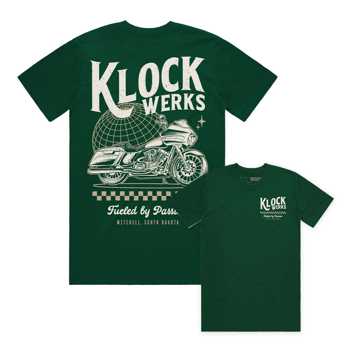 Worldwide Passion T-Shirt Emerald Green (Emerald Green)