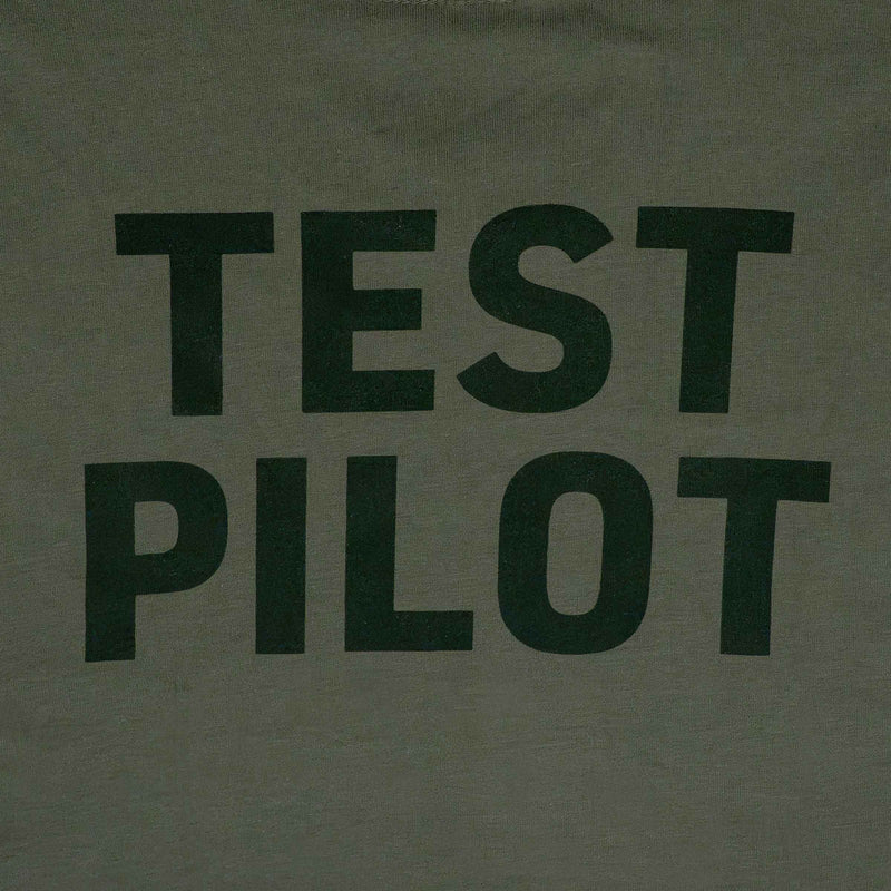 Test Pilot T-Shirt Cypress Green (Back Design - Cypress Green)