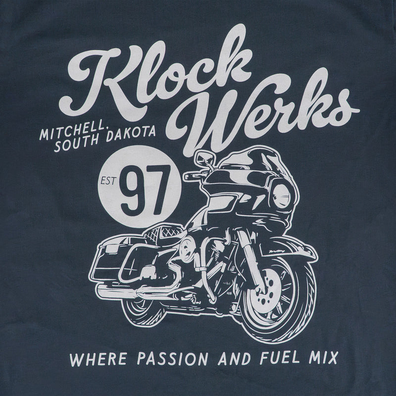 Klassic Houdini T-Shirt Petrol Blue (Front Design - Petrol Blue)