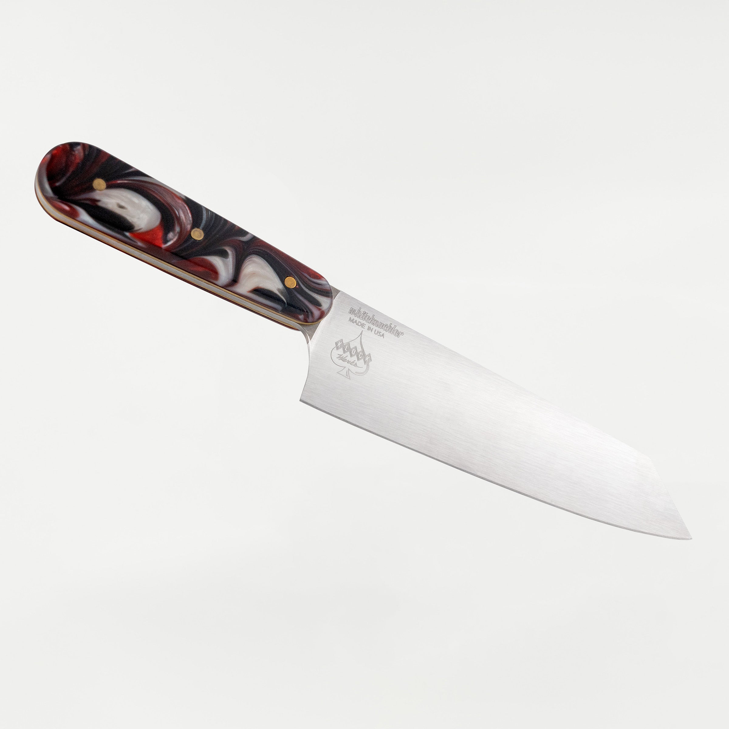 Klock Werks x White Knuckler Limited Edition Chef Set featuring 11-inch chef knife with a 7-inch 154CM high carbon stainless steel blade featuring an engraved Klock Werks logo.