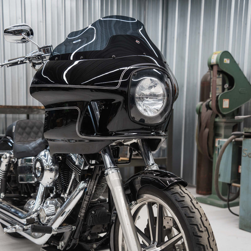 Photo of Harley-Davidson FXRP Fairing Fit Kit shown on 2006-2017 Dyna (2006-2017 H-D Dyna)Harley-Davidson FXRP Fairing Fit Kit for newer model Dyna Motorcycles (2006-2017 H-D Dyna)
