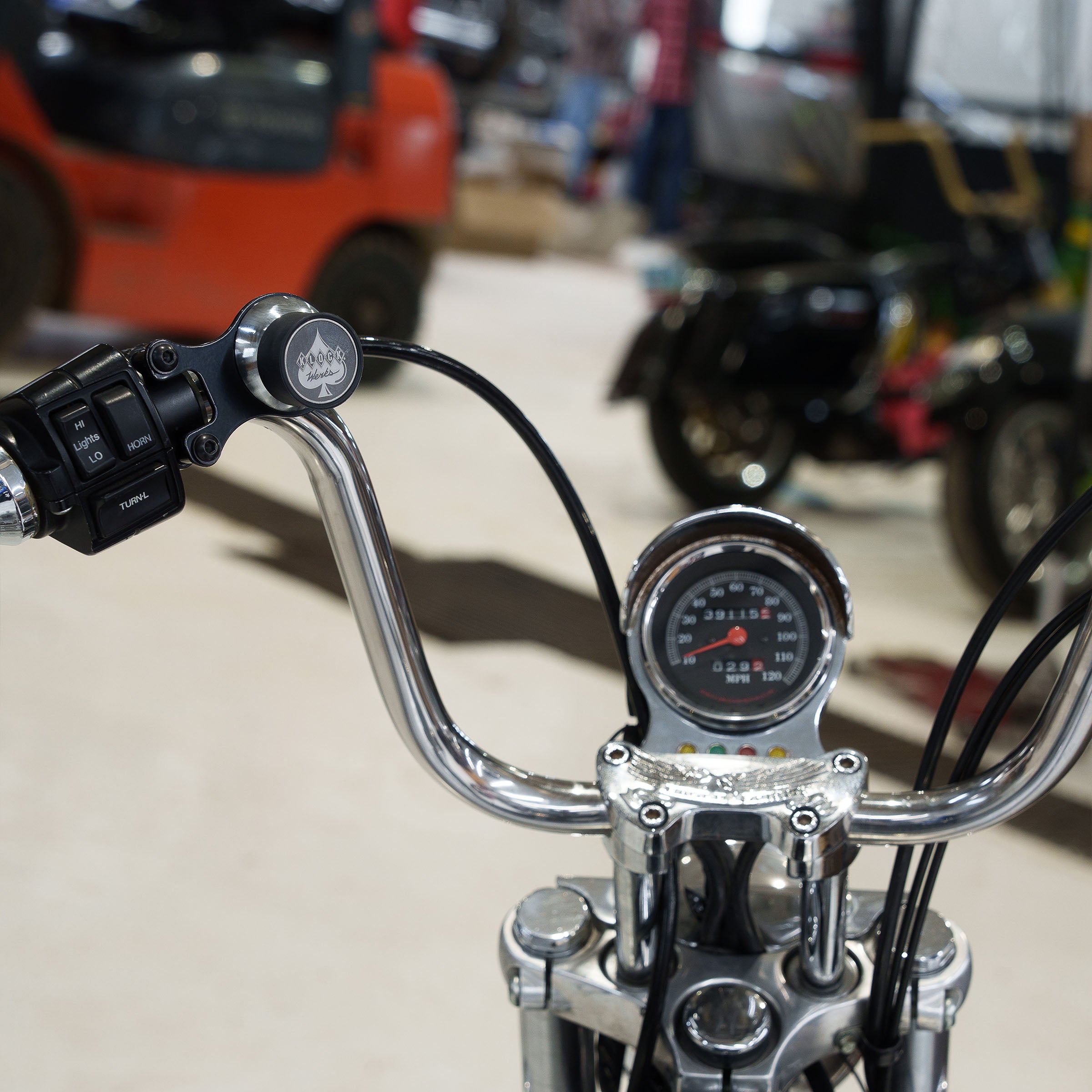 1986-1995 Black Ambidextrous Magnetic Phone Mount for Harley-Davidson® Black Mount (1986-1995 - Black Ambidextrous Mount)