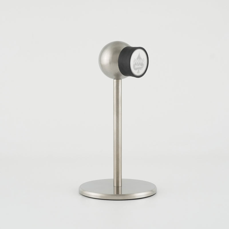 Stainless Steel iOMini Magnetic Phone Mount with Phone (iOmini - Stainless)