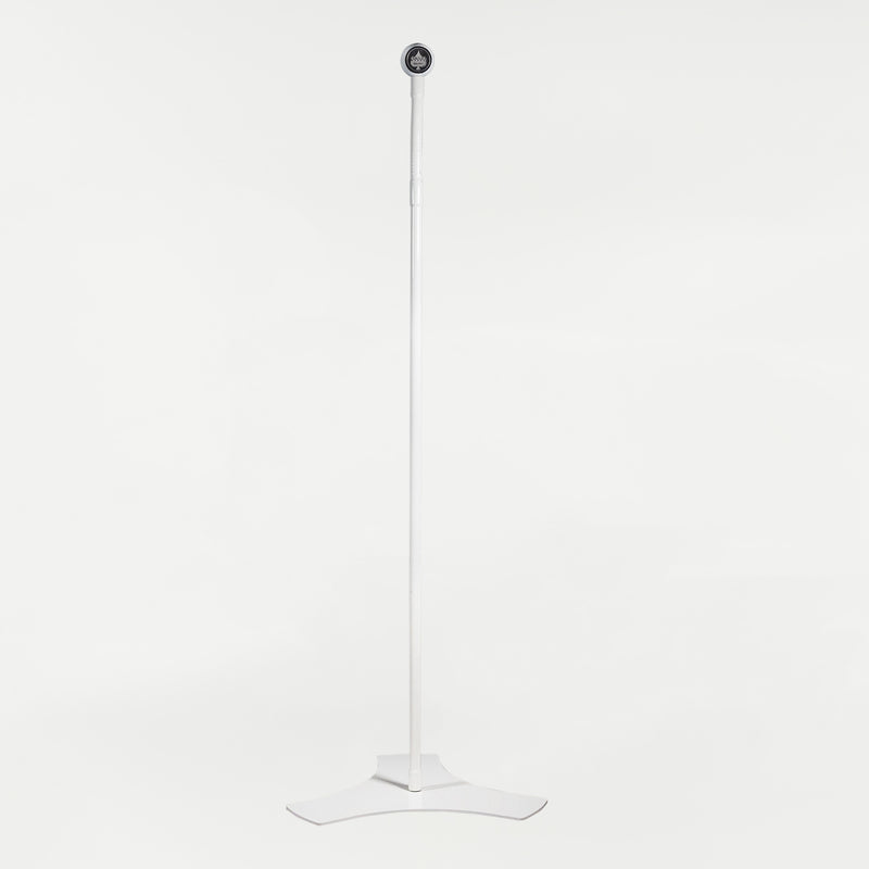 Modern White Magnetic Phone Mount iOstandXT Floor Stand