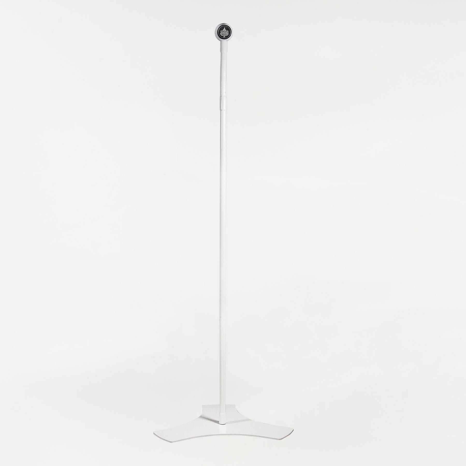 Modern White Magnetic Phone Mount iOstandXT Floor Stand