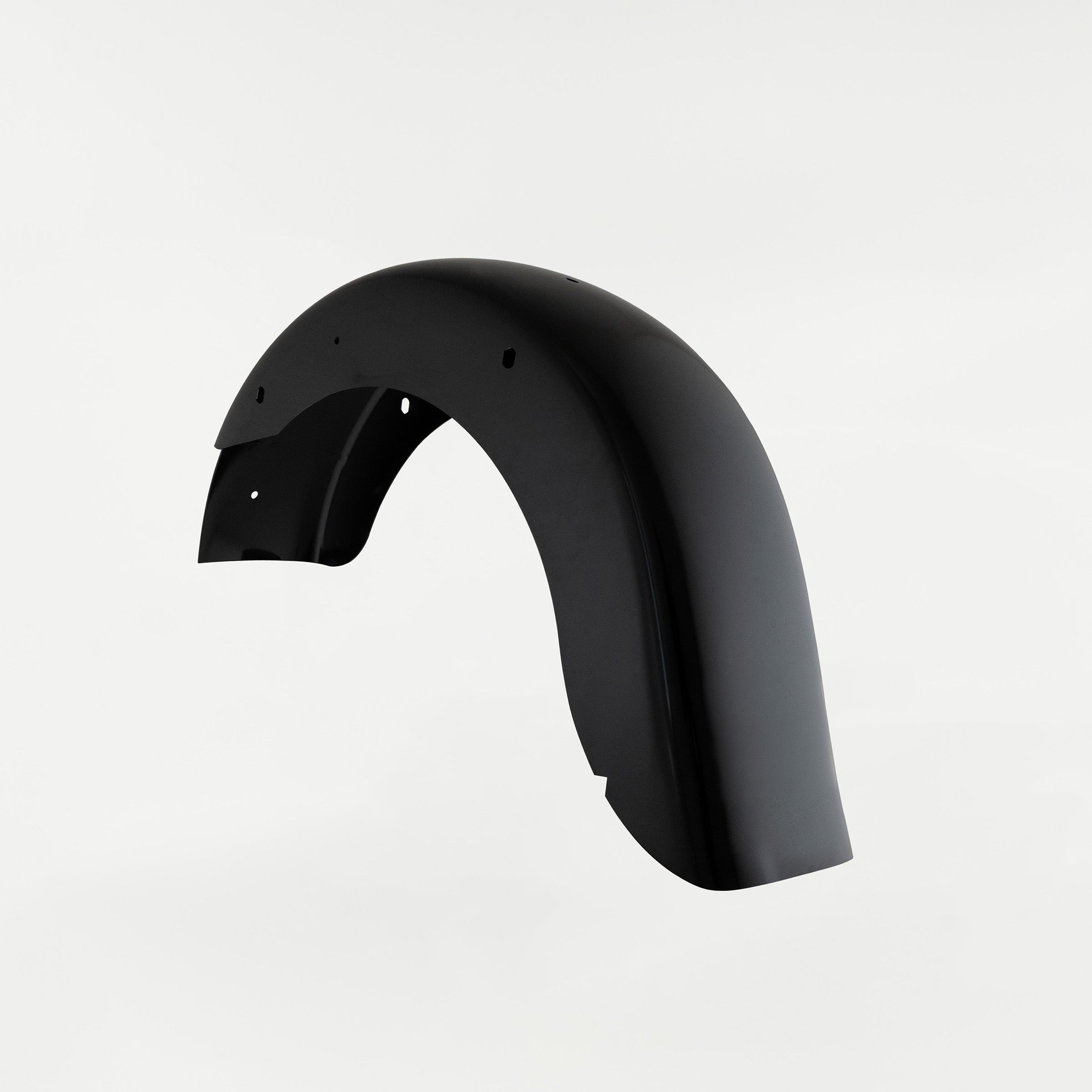 6" Smooth Plate Pocket Stretched Benchmark Rear Fender for Harley-Davidson 1997-2008 FL Touring Motorcycle Models(PB - Smooth)