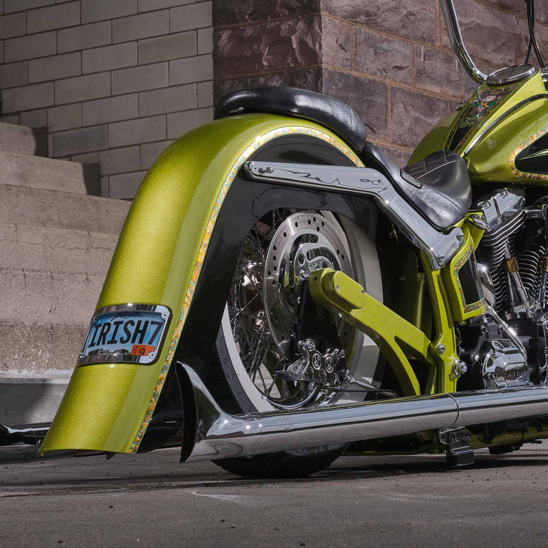Benchmark Rear Fenders for H-D 2000-2017 Softail (9" Extended Vicla  - Frenched)