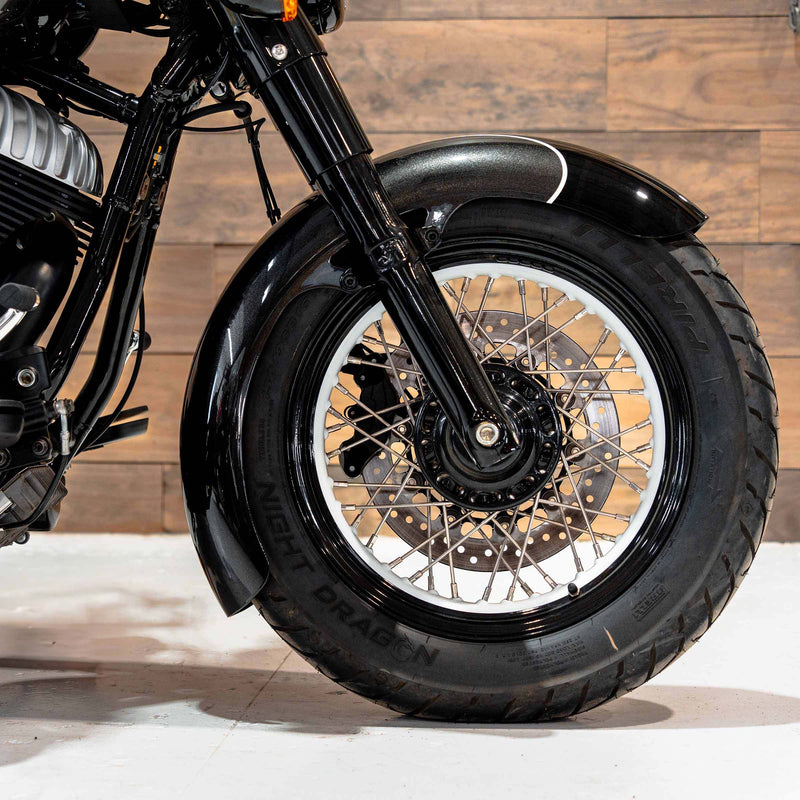 Wrapper Tire Hugger Front Fender Fit Kit for Indian Chief and Super Chief Motorcycles (Wrapper)